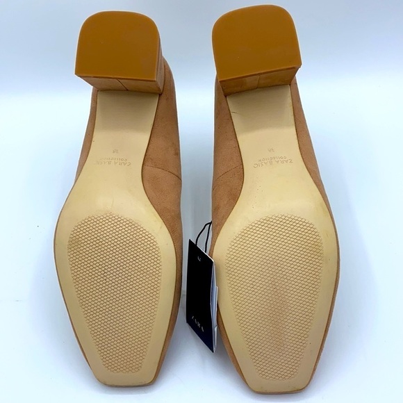 Zara Basic Block Heel w/Bow - Picture 6 of 14